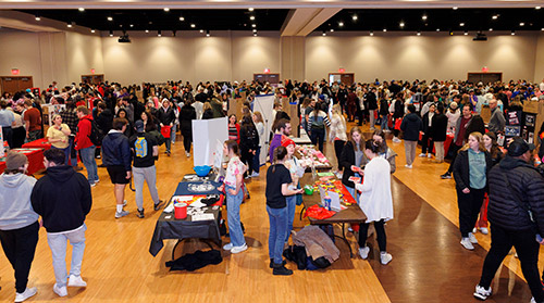 Student life event on the Bone Student Center
